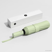 嘉创优品 全自动雨伞 晴雨两用太阳伞 防晒防紫外线折叠加大 12K(24根抗风骨)抹茶绿