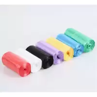 浦帝(PuDi) 一次性垃圾袋家用加厚平口黑色塑料袋10卷装