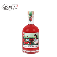 通明山低度甜酒晚安酒低度酒微醺果酒女士低度草莓味酒6.5度 375ml