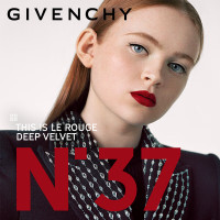 纪梵希(Givenchy)高定香榭红丝绒N37口红唇膏哑光蓝调正红