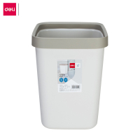得力(deli) 垃圾桶 18821 12L浅灰单个装