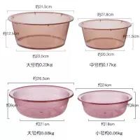 嘉创优品 加厚透明塑料盆 中号单个装