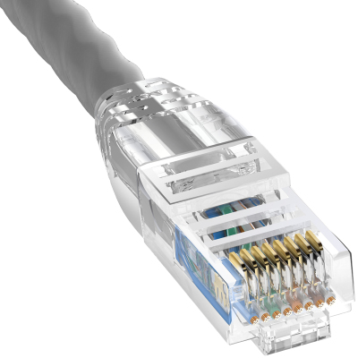 普联(TP-LINK)超五类千兆网线5米网络连接线 工程家用光纤线 电脑宽带监控非屏蔽8芯双绞成品跳线EC5e-5(灰)