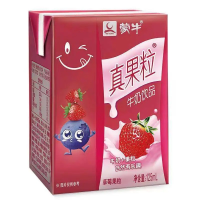 蒙牛真果粒牛奶饮品125mL*20/40瓶迷你小盒装