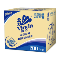 维达蓝色经典200g 27卷/箱V4073-B