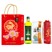 粮佰年家团圆米面油小套装