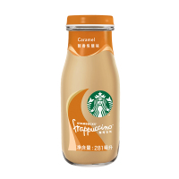 星巴克(starbucks) 星冰乐瓶装 咖啡饮料焦糖味组合装 281ml*12