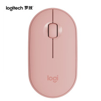 罗技(Logitech)Pebble鹅卵石 无线蓝牙鼠标 玫瑰粉