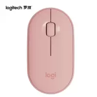罗技(Logitech)Pebble鹅卵石 无线蓝牙鼠标 玫瑰粉