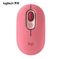 罗技(Logitech)POP MOUSE无线鼠标 蓝牙鼠标 办公鼠标电幻粉