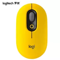 罗技(Logitech)POP MOUSE无线鼠标 蓝牙鼠标 办公鼠标热力黄