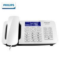 飞利浦(Philips)CORD495录音电话机 白色