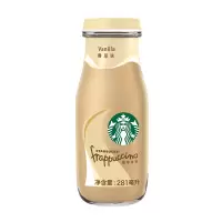 星巴克(starbucks) 星冰乐瓶装 咖啡饮料香草味组合装 281ml*12