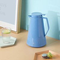 博堡(BOBER) 惠乐玻璃大容量保温壶保暖壶镀银保冷保温玻璃内胆 蓝色1000ml BHLH-1000BL