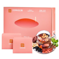 食在自然红糖姜茶大姨妈送老婆红枣红参枸杞阿胶生日当归甘草送女友礼盒单独小包装133g红参枸杞阿胶红糖礼盒_805011