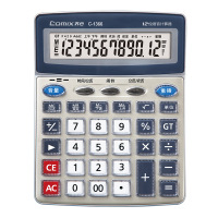 齐心(COMIX) C-1366 计算器 大台 全能语音王 深蓝(单位:台)