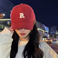 红色棒球帽黑胶太阳帽女夏季新款遮阳防晒防紫外线渔夫帽子遮脸遮阳百搭