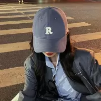 灰色棒球帽黑胶太阳帽女夏季新款遮阳防晒防紫外线渔夫帽子遮脸遮阳百搭