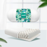 JACE颗粒按摩乳胶枕标准款式高枕 按摩释压颗粒枕头 95%乳胶含量58X36X9-11cm