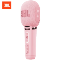 JBL音乐唱将KMC300无线麦克风蓝牙话筒音响一体麦克风全民/K歌儿童话筒K歌宝家庭ktv露营K歌樱花粉_825