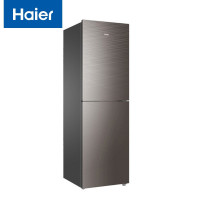 海尔(Haier)BCD-239WDCG 两门239升冰箱风冷无霜 彩晶钢化玻璃小型双门电冰箱
