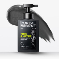 欧莱雅(L'OREAL)男士炭爽净油氨基酸洁面乳180ml