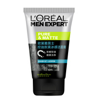 欧莱雅(L'OREAL)男士控油炭爽冰感洁面膏 100ml