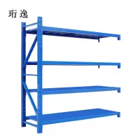 珩逸承重200kg货架置物架钢制货架蓝色副架长150宽50高200CM