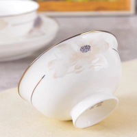 小霸王 陶瓷高脚碗家用 高6cm