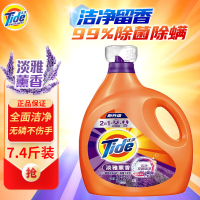 汰渍洁净透亮除菌除螨持久留香薰衣草香洗衣液7.4斤