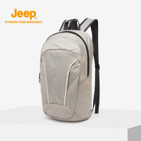 Jeep 户外防水折叠双肩包 J013078296 卡其色