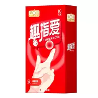 [果味润滑]手指套10+水啵啵水蜜桃润滑剂300ml