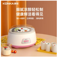 康佳(KONKA)酸奶机 家用全自动不锈钢内胆KS-SN01 +4分杯康佳(KONKA)酸奶机
