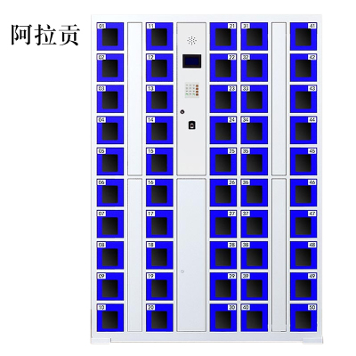 阿拉贡智能手机柜存放柜充电柜存包柜储物柜50门充电透明款