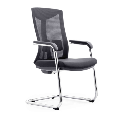 震海6211D会议椅弓形椅办公椅电脑椅网布椅洽谈椅靠背椅