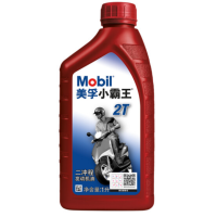 美孚(Mobil)美孚小霸王2T 摩托车机油 二冲程发动机油 FB级 1L 汽车保养