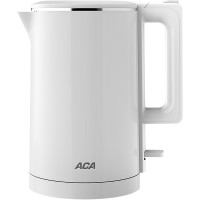 北美电器(ACA) ALY-SH152JA 双层电热水壶 家用不锈钢1.7L防干烧壶