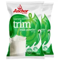 [有效期至24年10月]安佳(Anchor)成人脱脂奶粉 进口奶粉 1kg/袋 2袋装 学生奶粉 新西兰进口