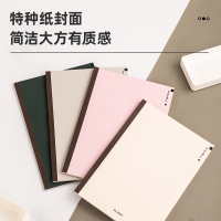 得力纽赛NS298记事本4本装 B5-40张无线装订本 艺术纸封面记事本 商务办公记事本