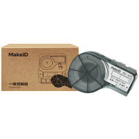 Makeid VQI-60YL 打印标签纸 20mm*100mm (单位:盒) 黄色