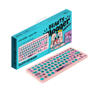 罗技(Logitech) 罗技®K380多设备蓝牙键盘网红Uoohalittles 美妆博主联名款*