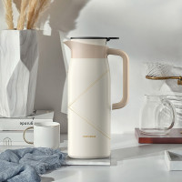 JOHN BOSS 智能温度显示家用保温壶 真空304不锈钢保温壶 炼乳白温显款 HH-AW16