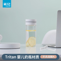 茶花瑞斯特随行杯470ml 大号随手杯塑料防摔杯夏天运动随行杯带彩盒杯