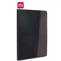 得力7910皮面笔记本-16K-120张(黑)*10