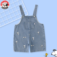 史努比(SNOOPY)男女中小童牛仔背带裤和背带裙AL027