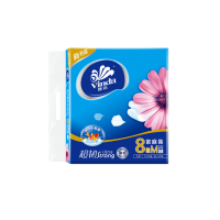 维达(Vinda)120抽(153*195*3)超韧抽取式面巾纸 8包/提*6