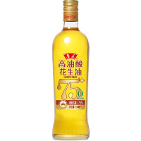 鲁花 食用油 5S 物理压榨 高油酸 花生油750ml