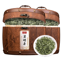 [2023新茶]碧螺春绿茶特级正宗明前嫩芽茶叶木桶装500g