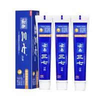 三七卓效渍脱净白牙膏100g*3支 SQ-YG006