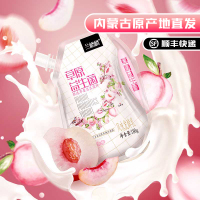 [兰格格]兰格格草原益生菌白桃味180g*12袋 乳酸菌发酵 营养发酵 酸甜可口